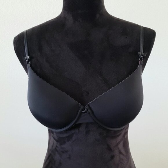 Demi Black Push Up Bra Lily Of France - Picture 2 of 12